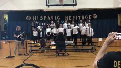 BPA Chorus Performance at Family Dinner Night Celebrating Hispanic Heritage